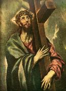 El Greco christ bearing the cross Germany oil painting artist